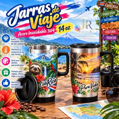 Jarras de Viaje Acero Inoxidable 14oz