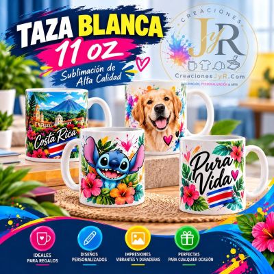 Taza Blanca 11oz