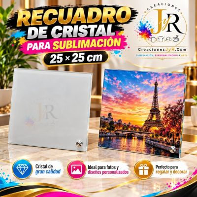 Recuadro de Cristal 25x25